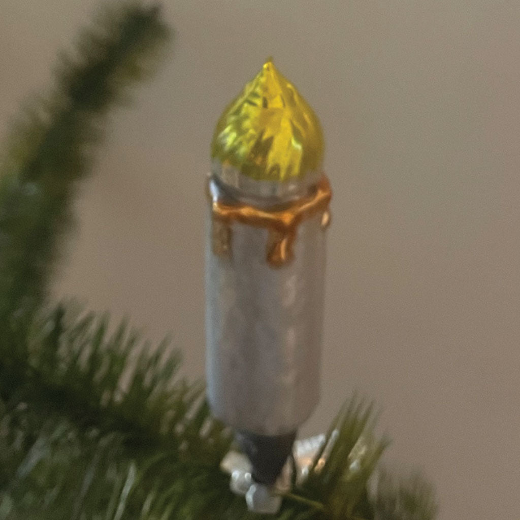 Håndlavet julelys på nostalgisk klips