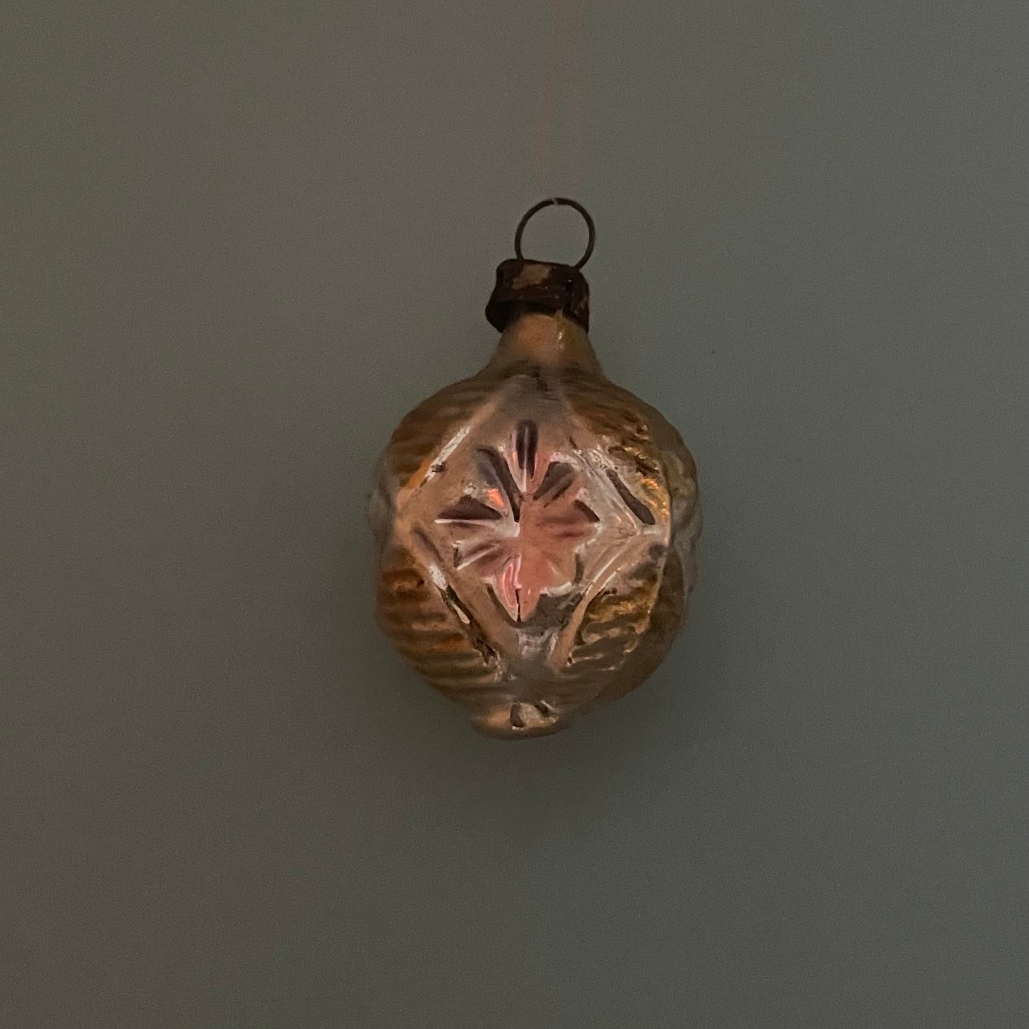 Mini Kugle med Blomster – Juleornament