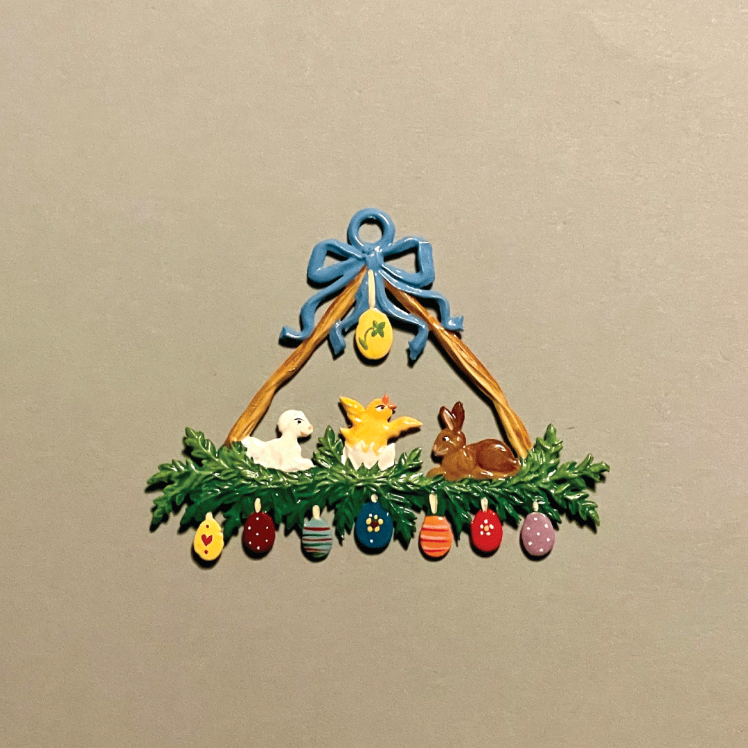 påskekrans_sløjfe_blå_påske_æg